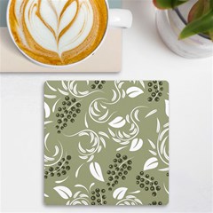 Folk Flowers Print Floral Pattern Ethnic Art Uv Print Square Tile Coaster  by Eskimos