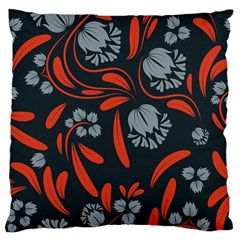 Folk Flowers Print Floral Pattern Ethnic Art Standard Flano Cushion Case (one Side) by Eskimos