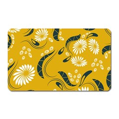 Folk Flowers Print Floral Pattern Ethnic Art Magnet (rectangular) by Eskimos