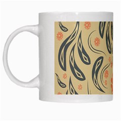 Folk flowers print Floral pattern Ethnic art White Mugs