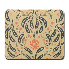 Folk flowers print Floral pattern Ethnic art Large Mousepads