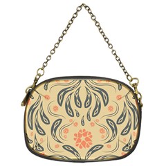 Folk flowers print Floral pattern Ethnic art Chain Purse (Two Sides)