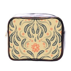 Folk flowers print Floral pattern Ethnic art Mini Toiletries Bag (One Side)