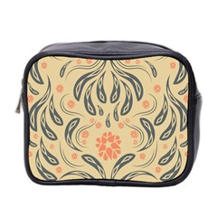 Folk flowers print Floral pattern Ethnic art Mini Toiletries Bag (Two Sides)