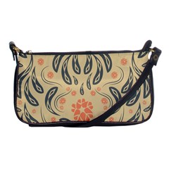 Folk flowers print Floral pattern Ethnic art Shoulder Clutch Bag