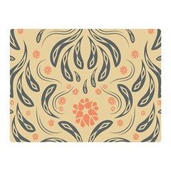 Folk Flowers Print Floral Pattern Ethnic Art Double Sided Flano Blanket (mini)  by Eskimos