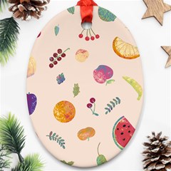 Summer Fruit Ornament (oval) by SychEva