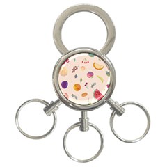 Summer Fruit 3-ring Key Chain by SychEva