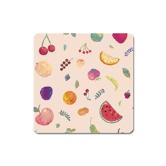 Summer Fruit Square Magnet by SychEva