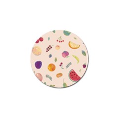 Summer Fruit Golf Ball Marker by SychEva