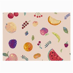 Summer Fruit Large Glasses Cloth by SychEva