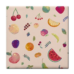 Summer Fruit Face Towel by SychEva