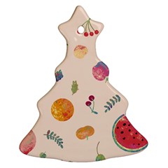 Summer Fruit Christmas Tree Ornament (two Sides) by SychEva