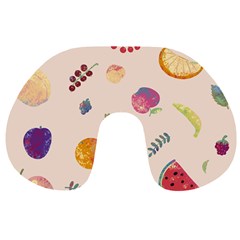 Summer Fruit Travel Neck Pillow by SychEva