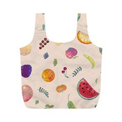 Summer Fruit Full Print Recycle Bag (m) by SychEva