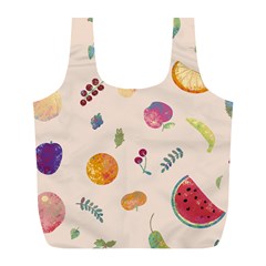 Summer Fruit Full Print Recycle Bag (l) by SychEva