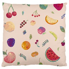 Summer Fruit Standard Flano Cushion Case (two Sides) by SychEva