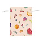 Summer Fruit Lightweight Drawstring Pouch (M) Front