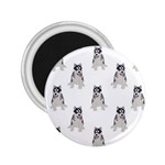 Cute Husky Puppies 2.25  Magnets Front