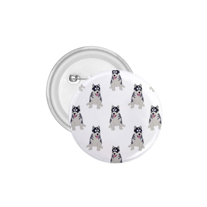 Cute Husky Puppies 1.75  Buttons