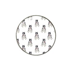 Cute Husky Puppies Hat Clip Ball Marker