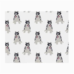 Cute Husky Puppies Small Glasses Cloth