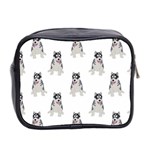 Cute Husky Puppies Mini Toiletries Bag (Two Sides) Back