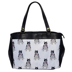 Cute Husky Puppies Oversize Office Handbag by SychEva