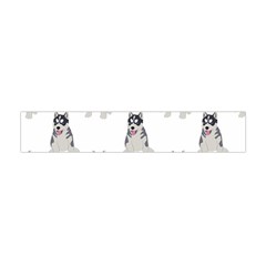 Cute Husky Puppies Flano Scarf (mini)