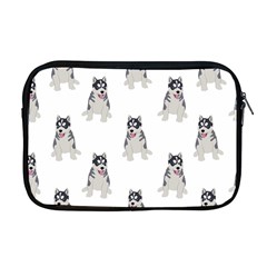 Cute Husky Puppies Apple Macbook Pro 17  Zipper Case by SychEva