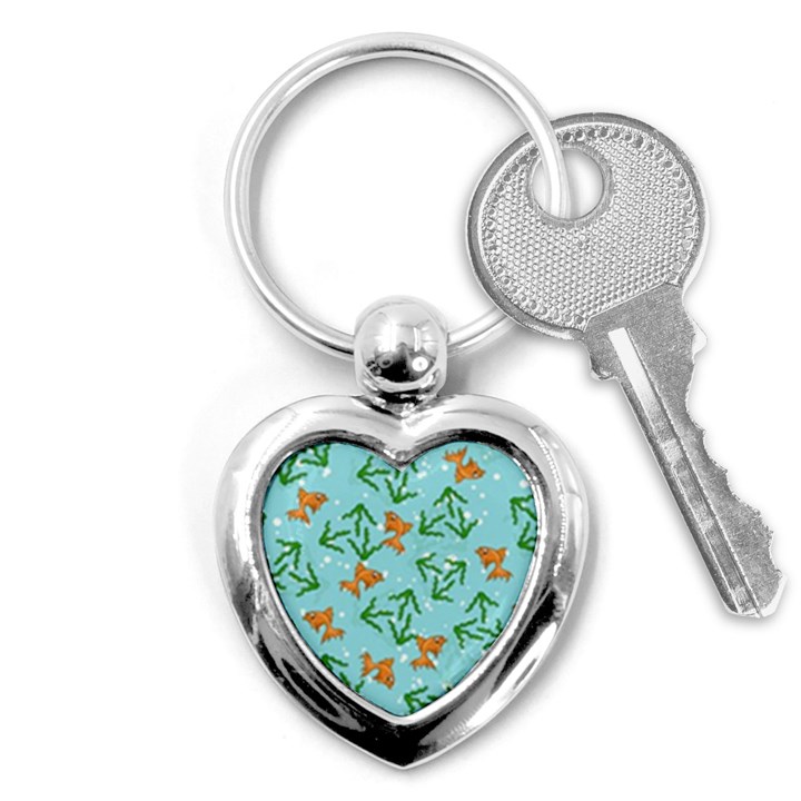 Gold Fish Key Chain (Heart)