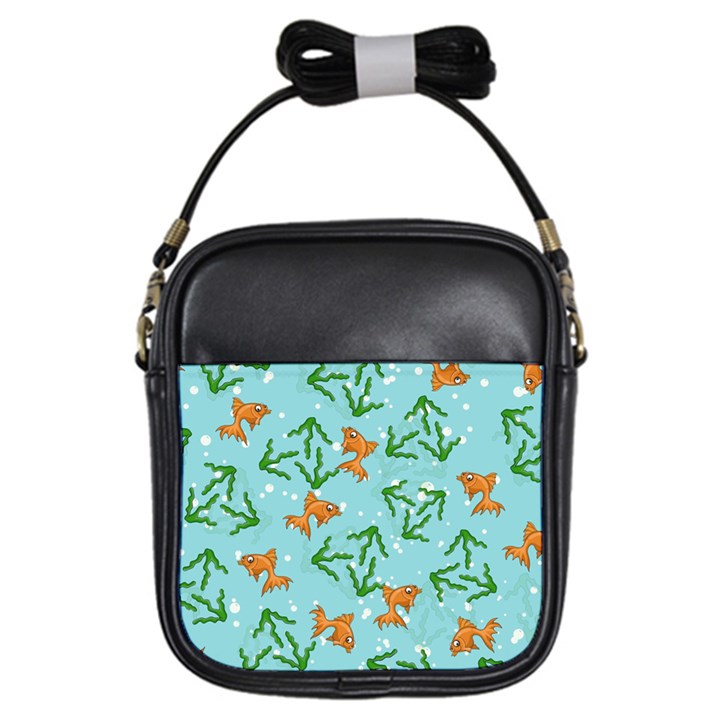 Gold Fish Girls Sling Bag