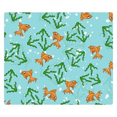 Gold Fish Double Sided Flano Blanket (small) 