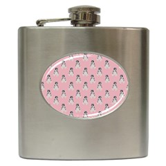 Cute Husky Hip Flask (6 Oz) by SychEva