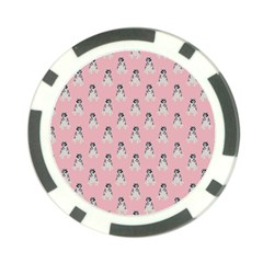 Cute Husky Poker Chip Card Guard by SychEva