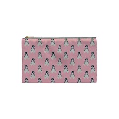 Cute Husky Cosmetic Bag (small) by SychEva