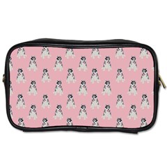 Cute Husky Toiletries Bag (one Side) by SychEva