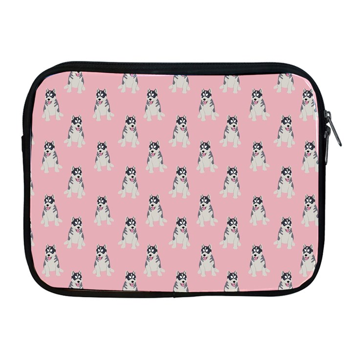 Cute Husky Apple iPad 2/3/4 Zipper Cases