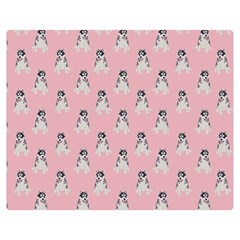 Cute Husky Double Sided Flano Blanket (medium)  by SychEva