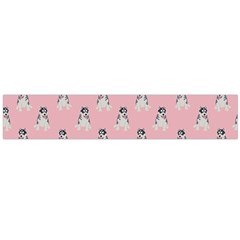 Cute Husky Large Flano Scarf  by SychEva