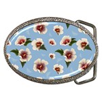 Hibiscus Flowers Belt Buckles Front