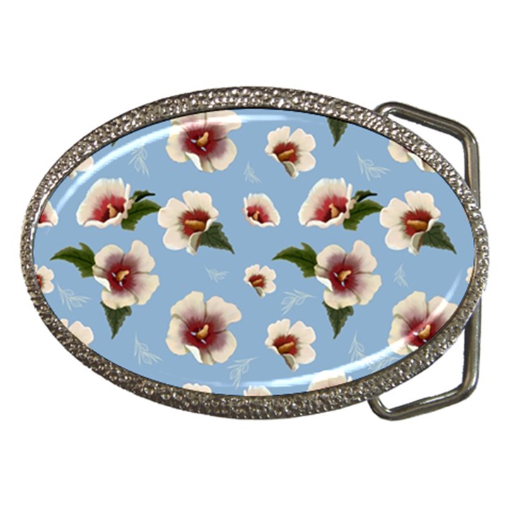 Hibiscus Flowers Belt Buckles