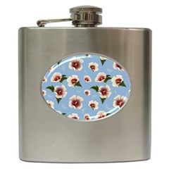 Hibiscus Flowers Hip Flask (6 Oz) by SychEva