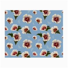 Hibiscus Flowers Small Glasses Cloth by SychEva