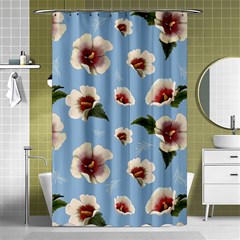 Hibiscus Flowers Shower Curtain 48  X 72  (small)  by SychEva