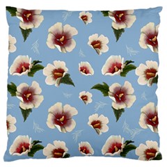 Hibiscus Flowers Large Flano Cushion Case (two Sides) by SychEva