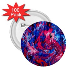 Painted Feathers 2 25  Buttons (100 Pack)  by kaleidomarblingart