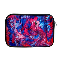 Painted Feathers Apple Macbook Pro 17  Zipper Case by kaleidomarblingart