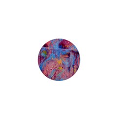 Abstract Marbling Art Print 1  Mini Magnets