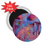 Abstract marbling art print 2.25  Magnets (100 pack)  Front